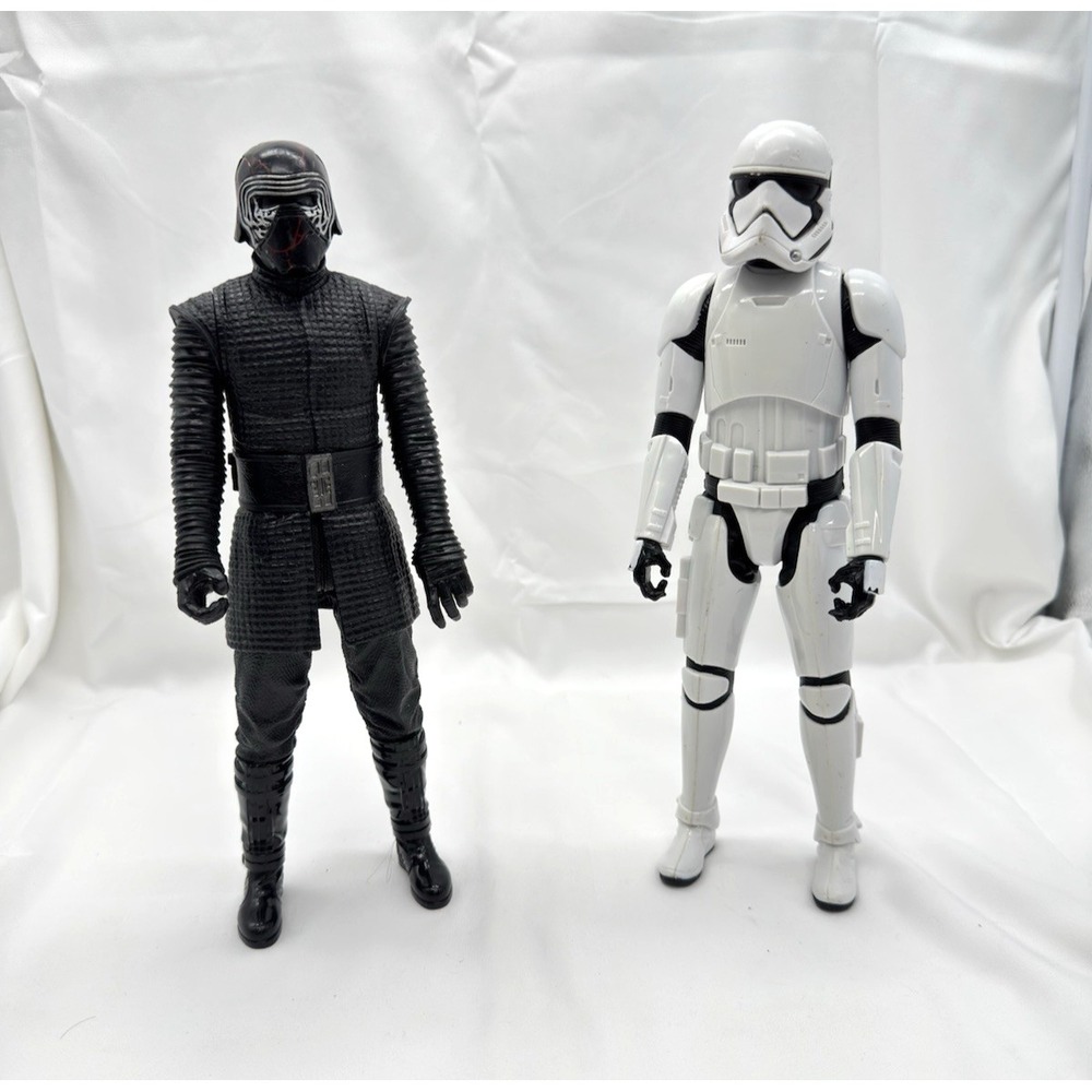 Disney Hasbro Star Wars 12" Epic Rivals Action Figures Kylo Ren & Stormtrooper - Picture 1 of 12